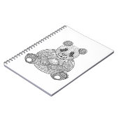 刺激を受けたな種族のパンダ ノートブック (左側)