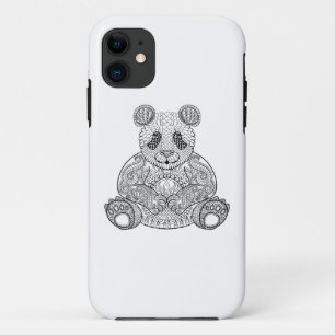 刺激を受けたな種族のパンダ iPhone 11 ケース
