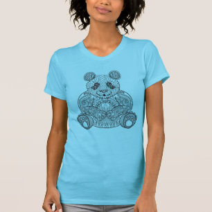 刺激を受けたな種族のパンダ Tシャツ