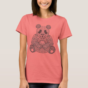 刺激を受けたな種族のパンダ Tシャツ