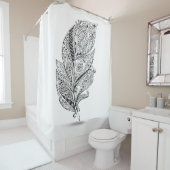 刺激を受けたな種族の羽 シャワーカーテン (インサイチュ)