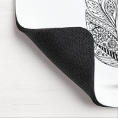 刺激を受けたな種族の羽 マウスパッド (コーナー)