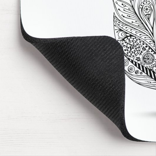 刺激を受けたな種族の羽 マウスパッド (コーナー)