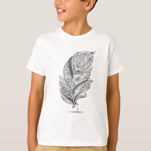 刺激を受けたな種族の羽 Tシャツ (正面)