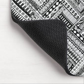 刺激を受けたな種族の芸術パターン マウスパッド (コーナー)