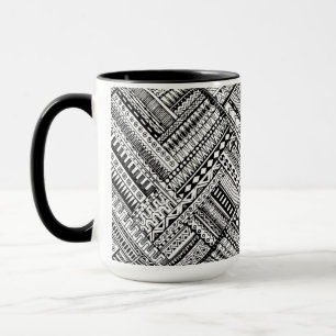 刺激を受けたな種族の芸術パターン マグカップ
