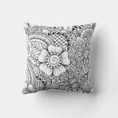 刺激を受けたな花 クッション (裏面)