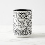 刺激を受けたな花 マグカップ (中央)