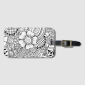 刺激を受けたな花 ラゲッジタグ (正面横)