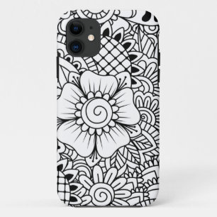 刺激を受けたな花 iPhone 11 ケース