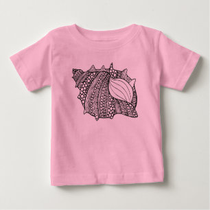 刺激を受けたな落書き ベビーTシャツ