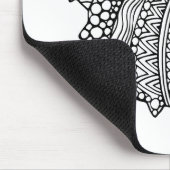 刺激を受けたな落書き マウスパッド (コーナー)