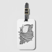 刺激を受けたな落書き ラゲッジタグ (正面縦)