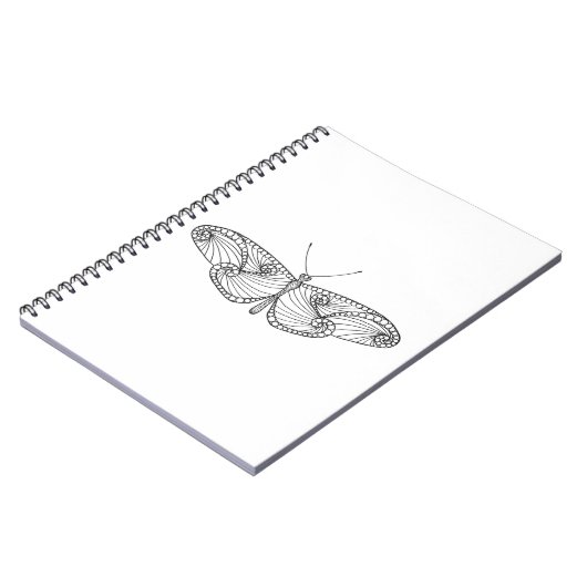 刺激を受けたな蝶芸術 ノートブック (左側)