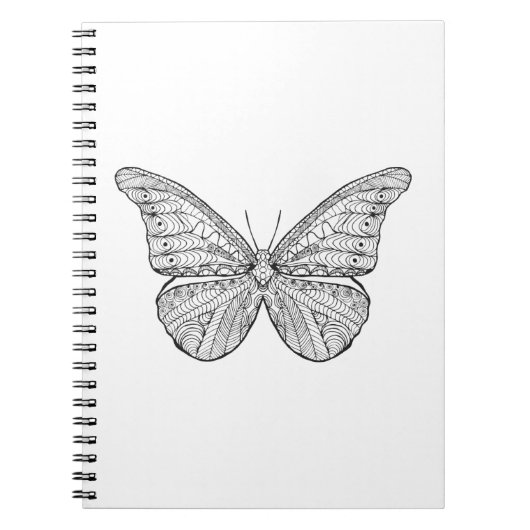 刺激を受けたな蝶 ノートブック (正面)