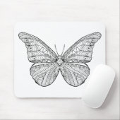 刺激を受けたな蝶 マウスパッド (マウス)