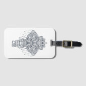 刺激を受けたな象 ラゲッジタグ (正面横)