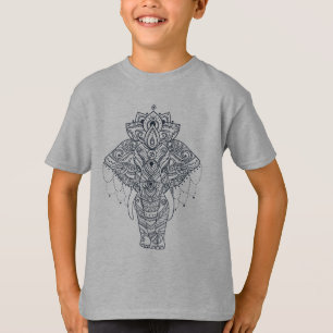 刺激を受けたな象 Tシャツ