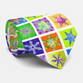 刺激を受けたな雪片のタイ ネクタイ (ロール)