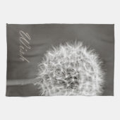 刺激を受けたな願いのタンポポ キッチンタオル (横)