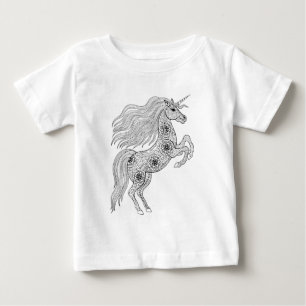 刺激を受けたな魔法のユニコーン ベビーTシャツ