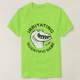 刺激子トロルフェイス(文字) Tシャツ
