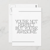 刺激、インスピレーション、知恵の単語。 引用文 ポストカード (正面/裏面)