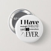 刺繍が不十分な糸の工芸品 缶バッジ (正面&裏面)