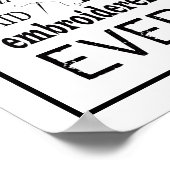 刺繍が不十分な糸クラフトルーム ポスター (角)