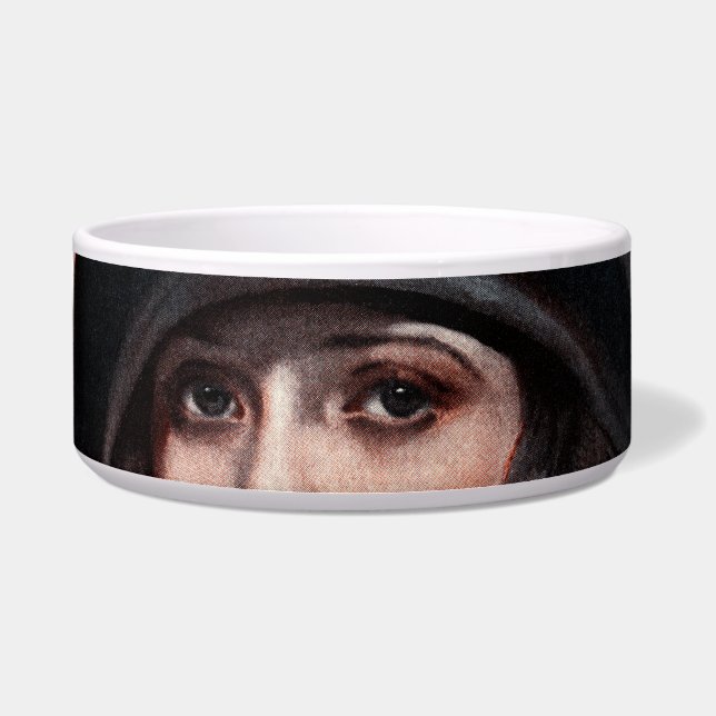 刺繍されたブラウスの女性 ボウル (正面)