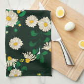 刺繍された子供のスケッチの模倣。 キッチンタオル (四つ折り)