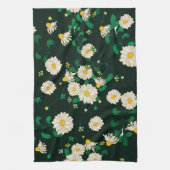 刺繍された子供のスケッチの模倣。 キッチンタオル (縦)