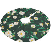 刺繍された子供のスケッチの模倣。 ブラッシュドポリエステルツリースカート (アングル)