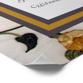 刺繍された花ケツバ – Reform Canadian文字 ポスター (角)