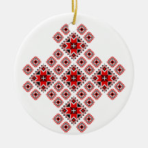 刺繍しフェイクたクリスマス装飾品1