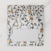 刺繍つる植物座席表 プレイスカード (外部開封)