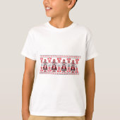 刺繍のウクライナの伝統的なウクライナの女の子 Tシャツ (正面)