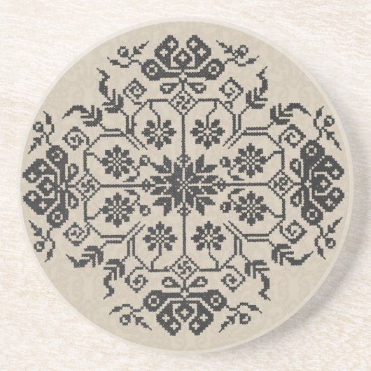 刺繍のコースター コースター (正面)