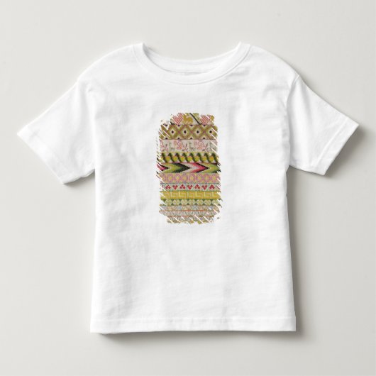 刺繍のサンプラー トドラーTシャツ (正面)