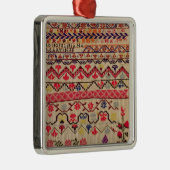 刺繍のサンプラー メタルオーナメント (右)