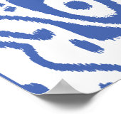 刺繍のシームレスパターン。イカットファブリック。Eth ポスター (角)