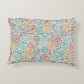 刺繍のファンシーでしわくちゃな紙 アクセントクッション (裏面)