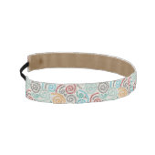 刺繍のファンシーでしわくちゃな紙 アスレチックヘッドバンド (左)