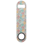 刺繍のファンシーでしわくちゃな紙 スピード栓抜き (裏面)