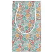 刺繍のファンシーでしわくちゃな紙 スモールペーパーバッグ (正面)