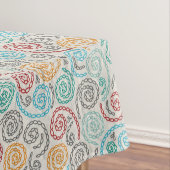刺繍のファンシーでしわくちゃな紙 テーブルクロス (インサイチュ)