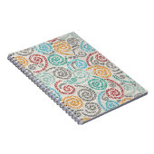 刺繍のファンシーでしわくちゃな紙 ノートブック (右側)