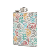 刺繍のファンシーでしわくちゃな紙 フラスク (左)