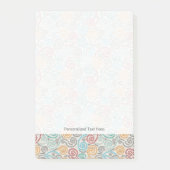 刺繍のファンシーでしわくちゃな紙 ポストイット (正面)