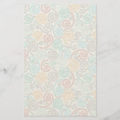 刺繍のファンシーでしわくちゃな紙 便箋 (正面)